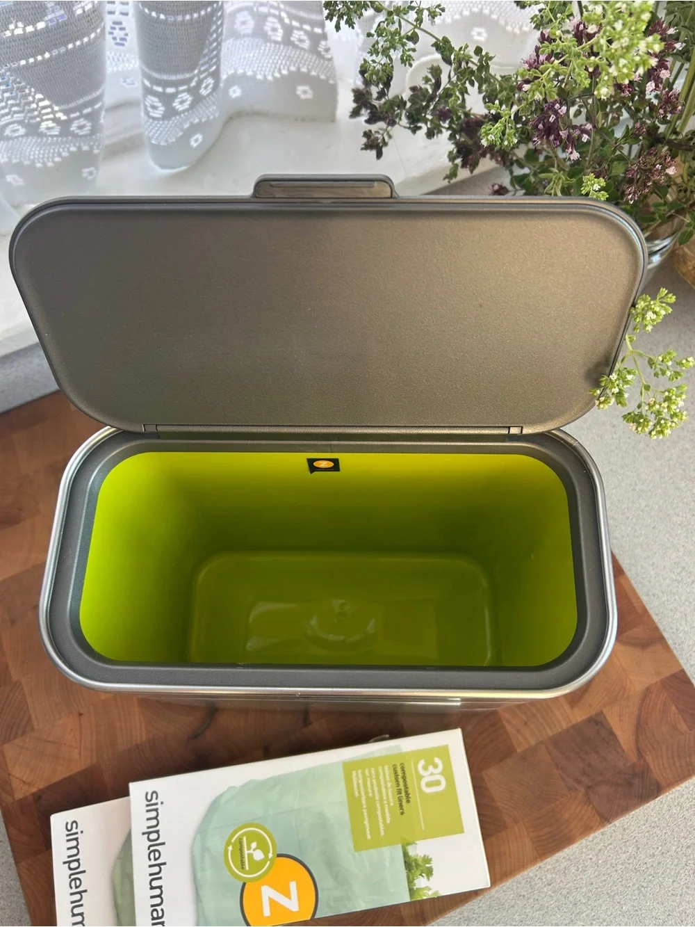 Simplehuman 4 Gallon Stainless Steel Compost Bin